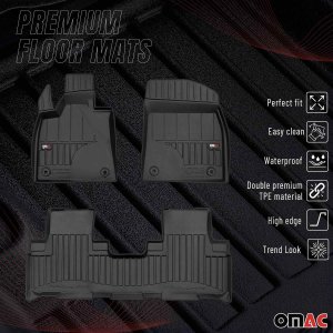 Lexus RX Floor Mat - Omac - Proline Premium TPE - Black - '16-'22